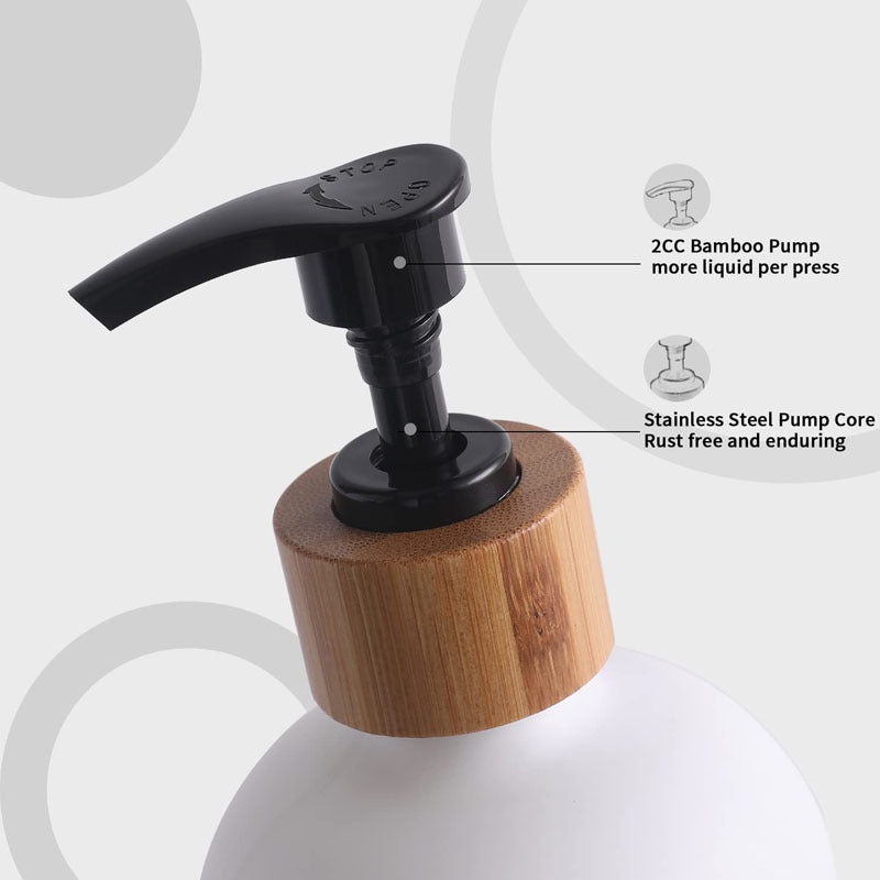 Wooden Soap & Shampoo Dispenser