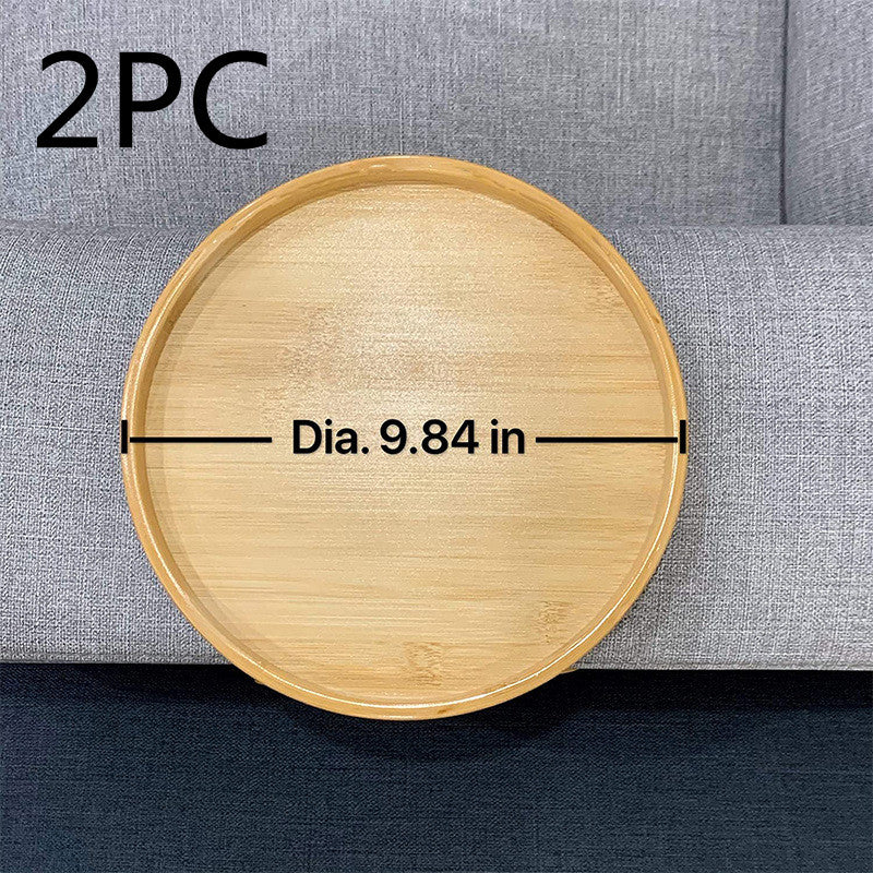 Round Foldable Bamboo Tray