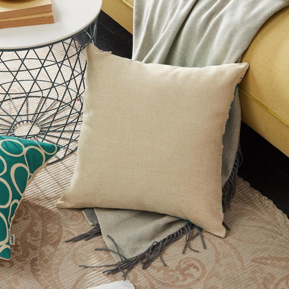 Geometric Pattern Linen Pillowcase