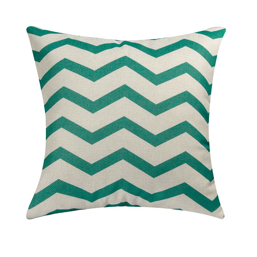 Geometric Pattern Linen Pillowcase