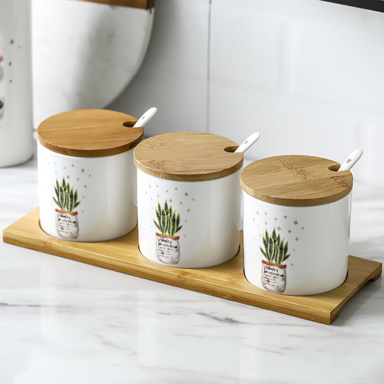 Ceramic Spice Jar with Lid