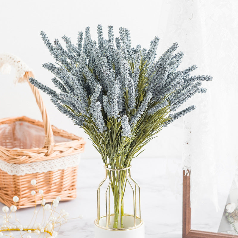Artificial Wheat & Lavender Decoration