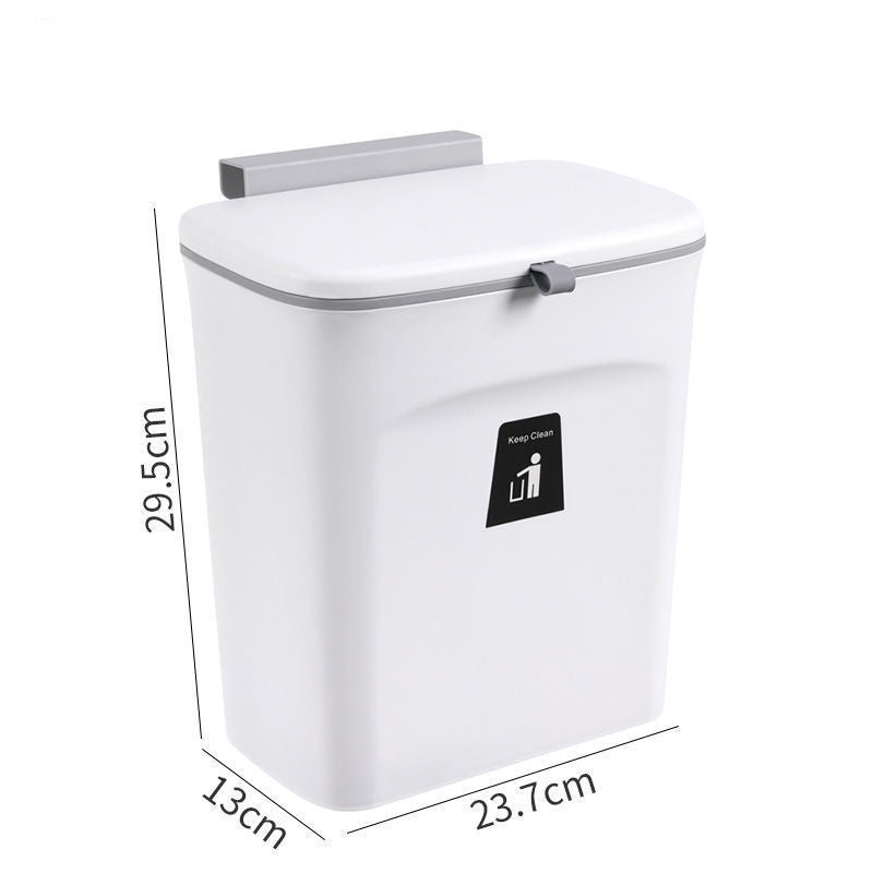 Wall-Mounted Kitchen Trash Bin