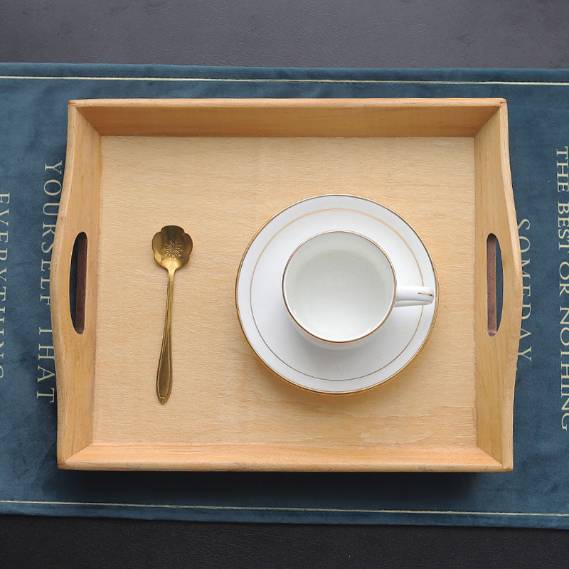 Retro Wooden Serving Tray