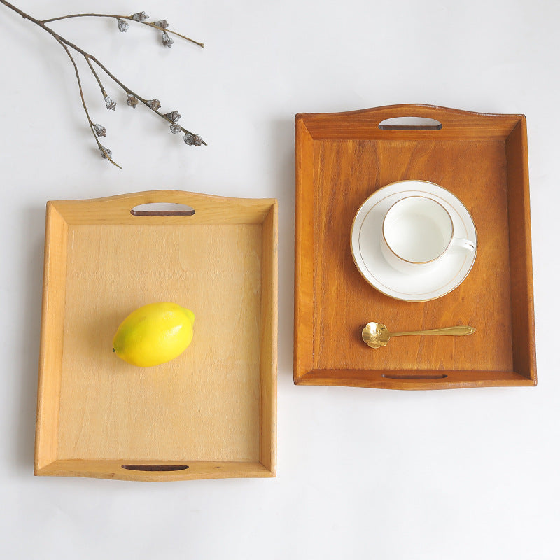 Retro Wooden Serving Tray