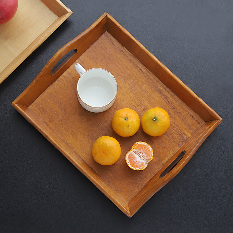 Retro Wooden Serving Tray