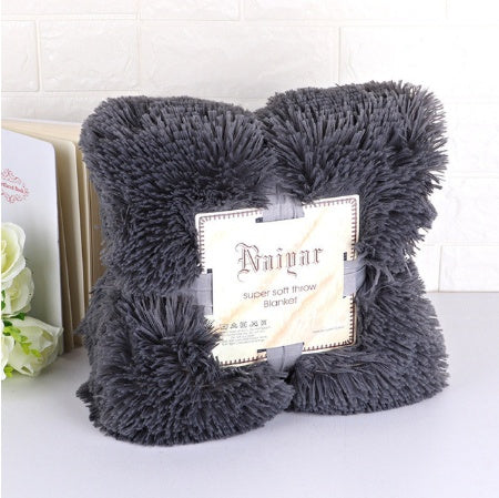 Long Shaggy Faux Fur Blanket