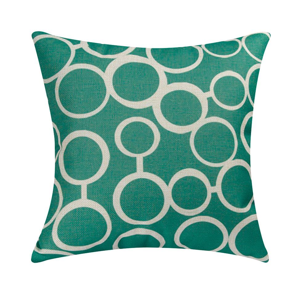 Geometric Pattern Linen Pillowcase