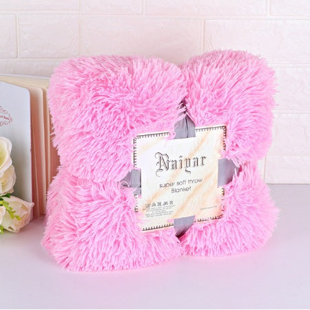 Long Shaggy Faux Fur Blanket
