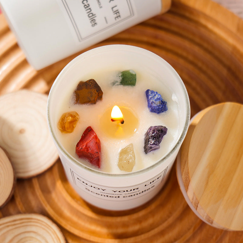 Crystal Aromatherapy Soy Wax Candle