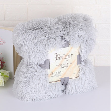 Long Shaggy Faux Fur Blanket