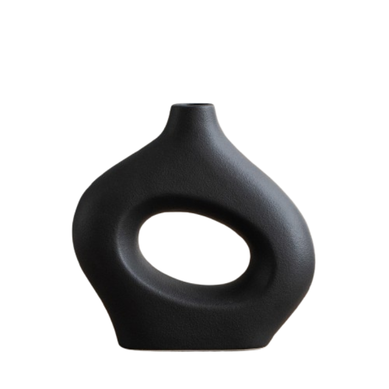 Ceramic Circle Decorative Vase
