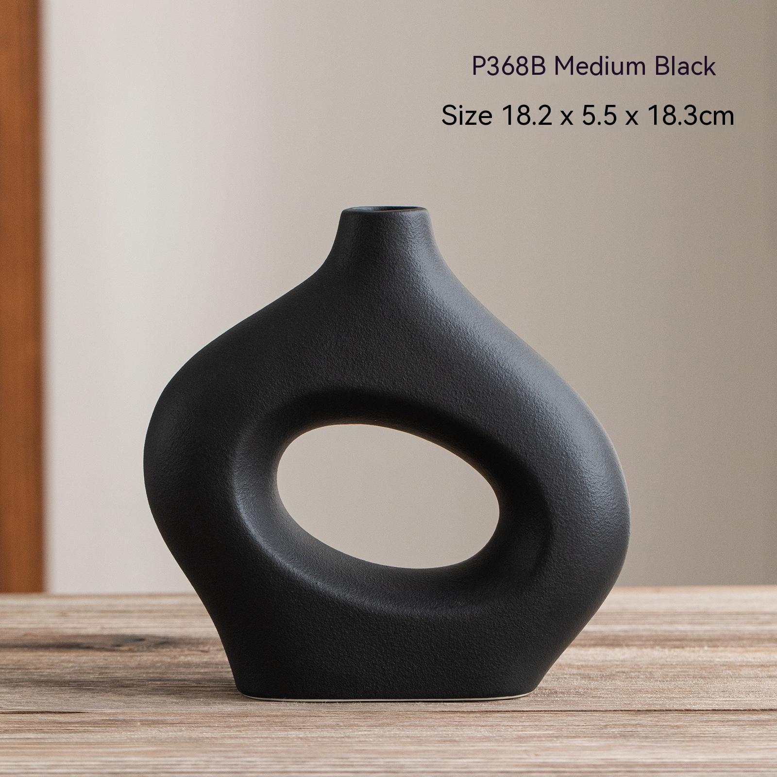 Ceramic Circle Decorative Vase