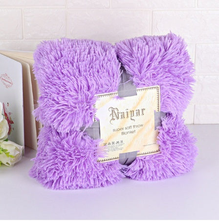 Long Shaggy Faux Fur Blanket