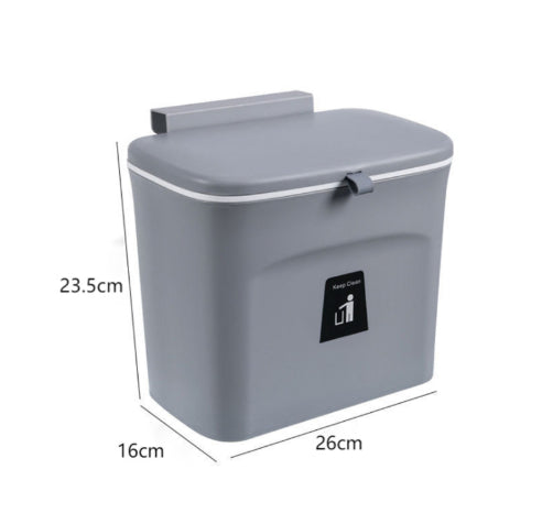 Wall-Mounted Kitchen Trash Bin