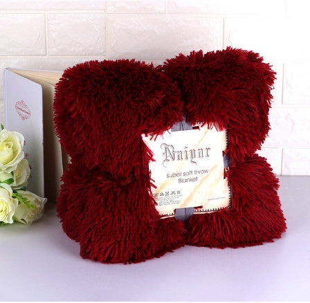 Long Shaggy Faux Fur Blanket