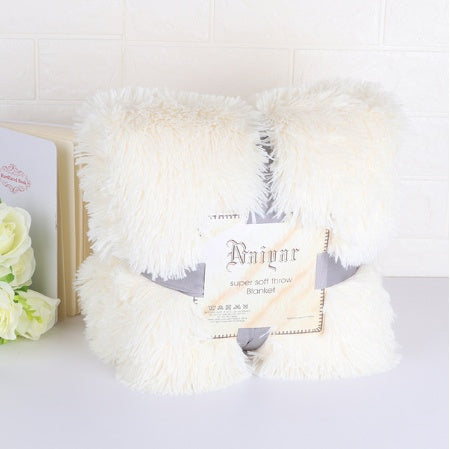 Long Shaggy Faux Fur Blanket