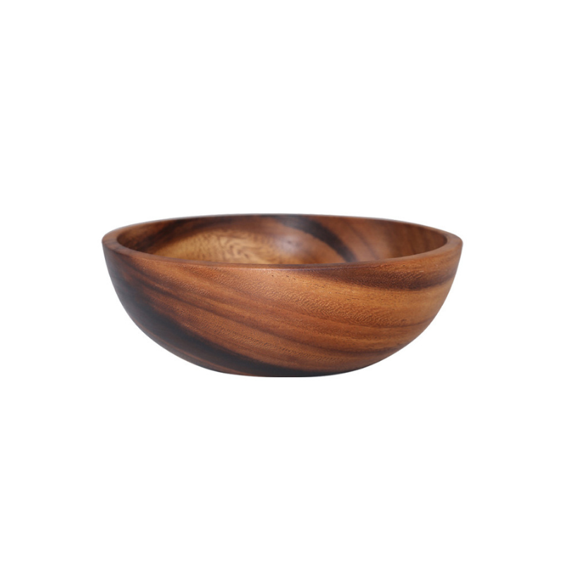 Natural Wooden Fruit Bowl
