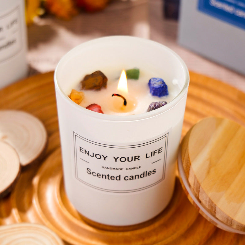 Crystal Aromatherapy Soy Wax Candle