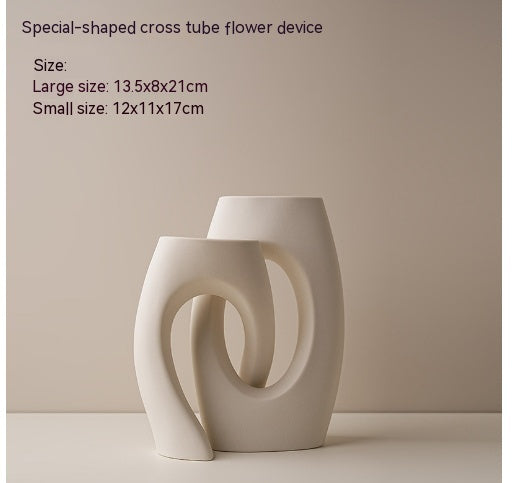 Ceramic Circle Decorative Vase
