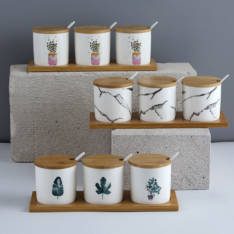 Ceramic Spice Jar with Lid