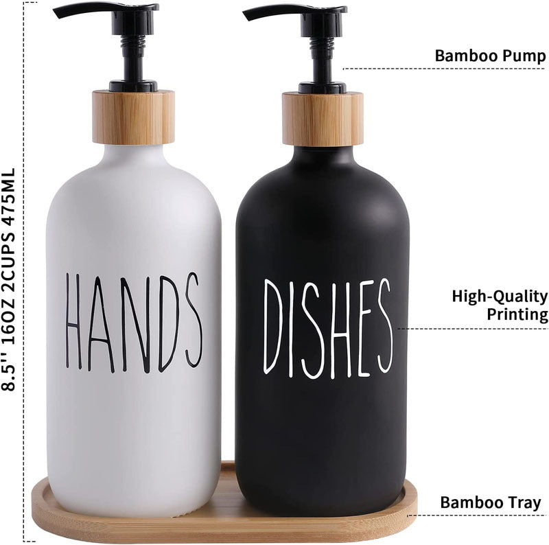 Wooden Soap & Shampoo Dispenser