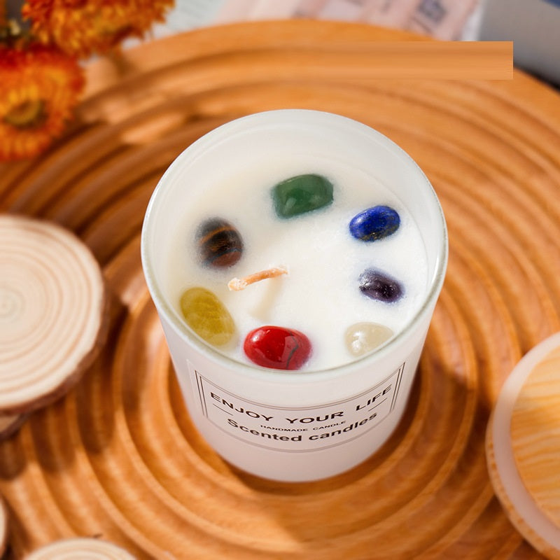 Crystal Aromatherapy Soy Wax Candle