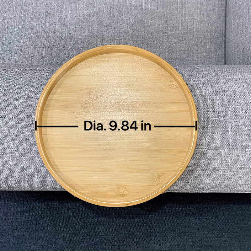 Round Foldable Bamboo Tray