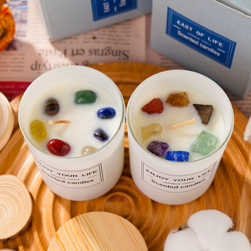 Crystal Aromatherapy Soy Wax Candle