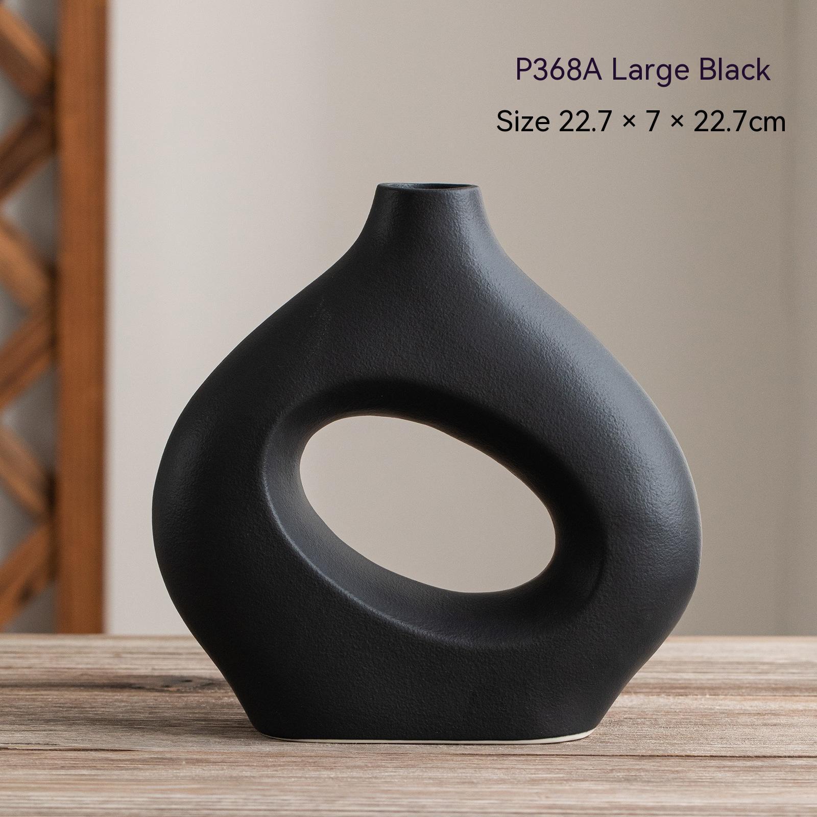 Ceramic Circle Decorative Vase