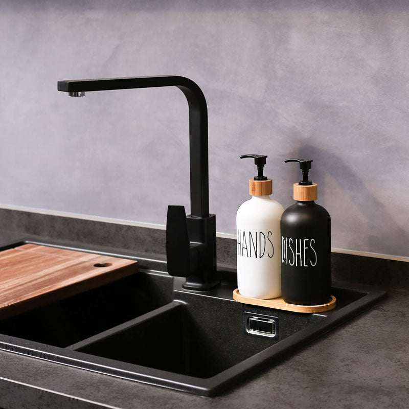 Wooden Soap & Shampoo Dispenser
