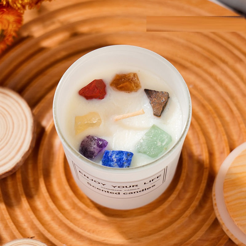 Crystal Aromatherapy Soy Wax Candle